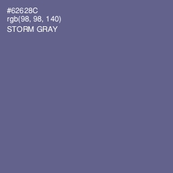 #62628C - Storm Gray Color Image